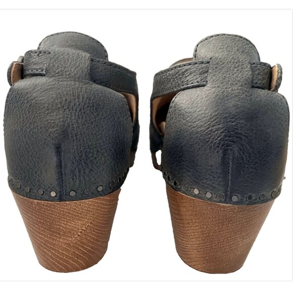 NEW DANSKO SASSY CLOGS GREY SLATE MILLED BURNISHED LEATHER SHOES WOMENS 40 9 9.5 - Picture 13 of 13